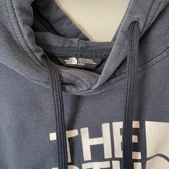 The North Face Navy Mens Medium Hoodie - Picture 3 of 5
